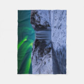 Waterfalls | Skógafoss Waterfall フリースブランケット (正面)