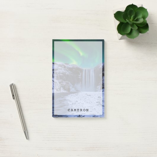Waterfalls | Skógafoss Waterfall ポストイット (オフィス)