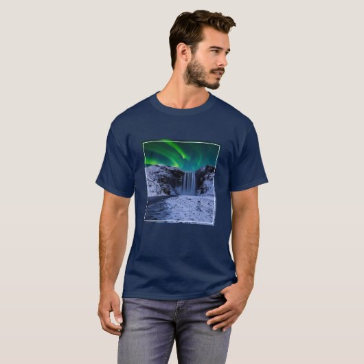 Waterfalls | Skógafoss Waterfall Tシャツ (正面フル)