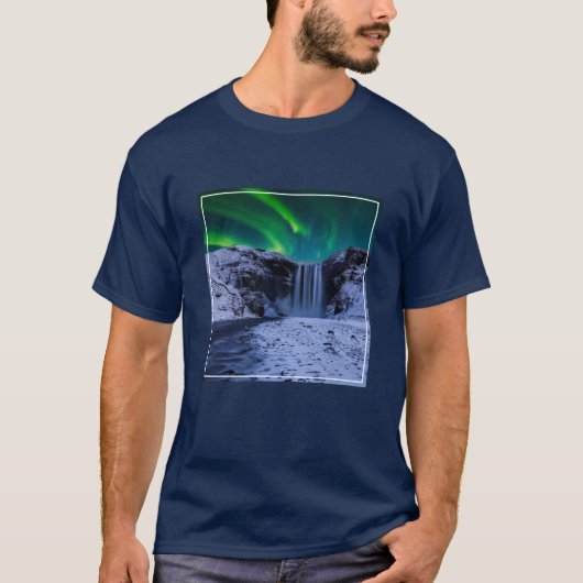 Waterfalls | Skógafoss Waterfall Tシャツ (正面)