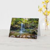 Waterfalls | Smokey Mountain National Park カード (黄色い花)