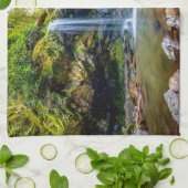 Waterfalls | Smokey Mountain National Park キッチンタオル (折り畳み)