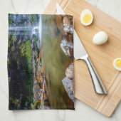 Waterfalls | Smokey Mountain National Park キッチンタオル (四つ折り)