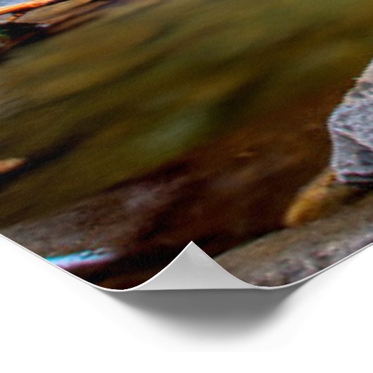 Waterfalls | Smokey Mountain National Park ポスター (角)