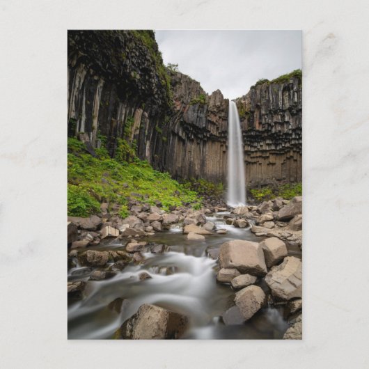 Waterfalls | Svartifoss Waterfall, South Iceland ポストカード (正面)