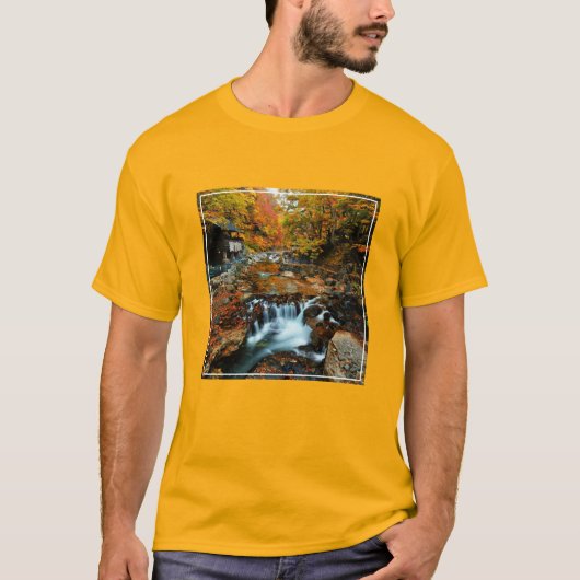 Waterfalls | Takaragawa Onsen Osenkaku, Japan Tシャツ (正面)