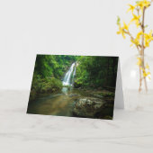Waterfalls | Tamnung Waterfall, Phuket Thailand カード (黄色い花)