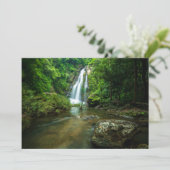 Waterfalls | Tamnung Waterfall, Phuket Thailand サンキューカード (スタンド正面)