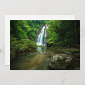 Waterfalls | Tamnung Waterfall, Phuket Thailand サンキューカード (正面/裏面)