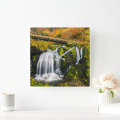Waterfalls | Triberg Waterfalls, Germany スクエア壁時計 (ホーム)