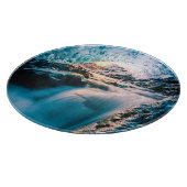 Waterfalls | Vatnajokull Glacier, Eastern Iceland カッティングボード (角)