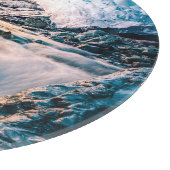 Waterfalls | Vatnajokull Glacier, Eastern Iceland カッティングボード (角)