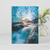 Waterfalls | Vatnajokull Glacier, Eastern Iceland サンキューカード (スタンド正面)