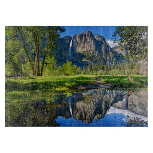 Waterfalls | Yosemite Falls, California カッティングボード (正面)