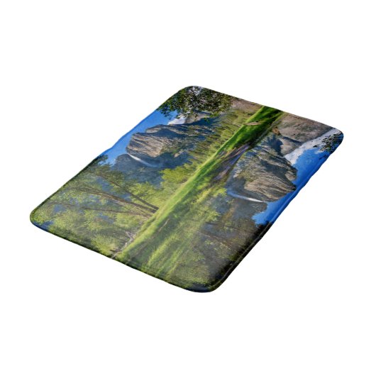 Waterfalls | Yosemite Falls, California バスマット (アングル)