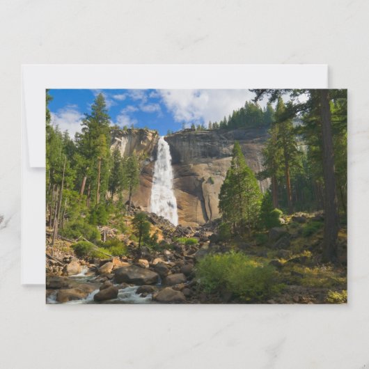 Waterfalls | Yosemite National Park サンキューカード (正面)