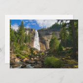Waterfalls | Yosemite National Park サンキューカード (正面/裏面)