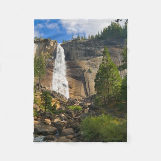 Waterfalls | Yosemite National Park フリースブランケット (正面)