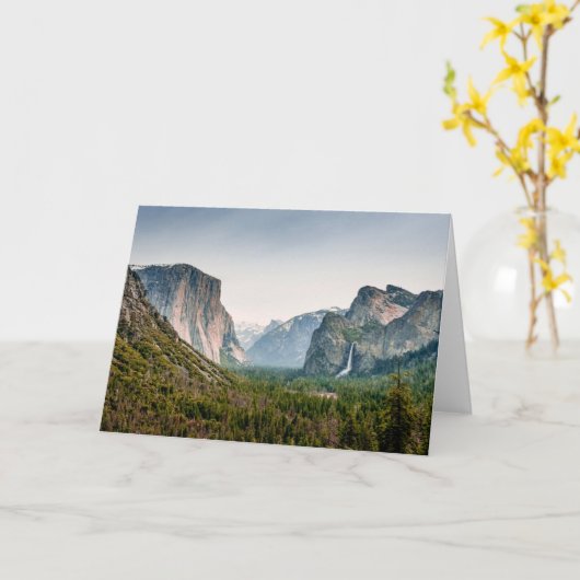 Waterfalls | Yosemite Valley National Park カード (黄色い花)