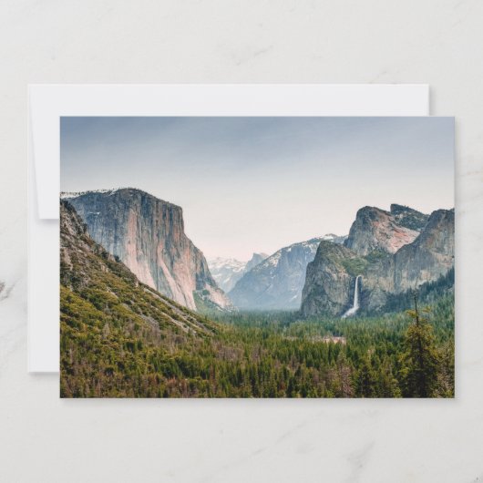 Waterfalls | Yosemite Valley National Park サンキューカード (正面)