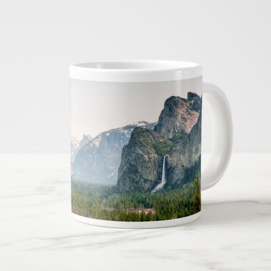 Waterfalls | Yosemite Valley National Park ジャンボコーヒーマグカップ (正面右)