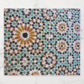 Waterfles Marrakech mozaïk - リキュールボトルラベル (シングルラベル)