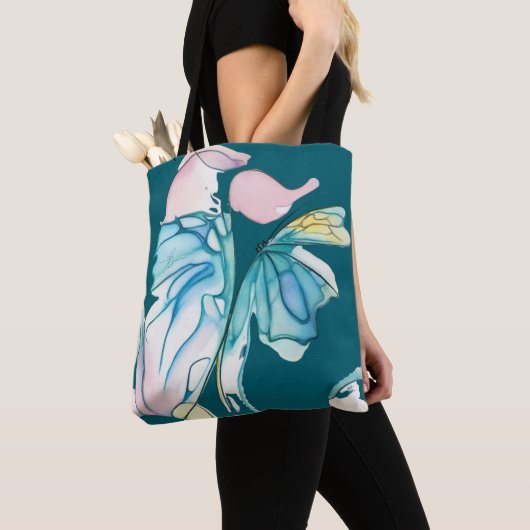 Waterfly 2 トートバッグ (クローズアップ)