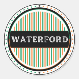 Waterford City Pride Emblem – Irish Identity ラウンドシール