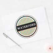 Waterford City Pride Emblem – Irish Identity ラウンドシール (封筒)