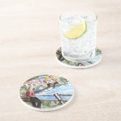 "WATERFRONT" -飲み物用コースター – デザイナーギフト コースター (側面)