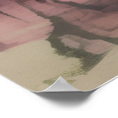 Waterfront Castle Landscape ポスター (角)