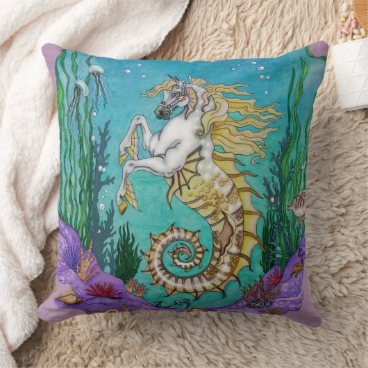 WaterHorseの下 クッション (ブランケット)