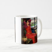 Waterhouse I Am Half-Sick of Shadows コーヒーマグカップ (正面右)