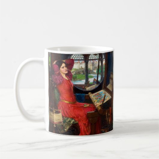 Waterhouse I Am Half-Sick of Shadows コーヒーマグカップ (左)