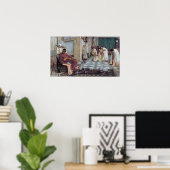 Waterhouse - The Favourites Of Emperor Honorius ポスター (ホームオフィス)