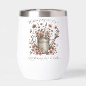 Watering My Own Peace Vintage Floral Botanical (背面)