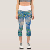 Waterlilies, 1916-1919 by Claude Monet カプリレギンス (正面)