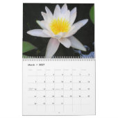 Waterlilies 2012、二ページ カレンダー (3月 2027)