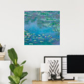 Waterlilies by Claude Monet Fine Art Painting ポスター (ホームオフィス)