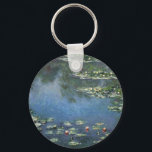 Waterlilies by Claude Monet, Vintage Flowers キーホルダー<br><div class="desc">Water Lilies (1906) by Claude Monet is a vintage impressionism fine art landscape floral painting. It is one of many variations of water lily paintings that Monet painted in his flower garden in Giverny, France. Waterlily flowers in a spring season pond. About the artist: Claude Monet (1840-1926) was a founder...</div>