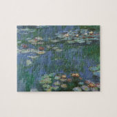 Waterlilies by Claude Monet, Vintage Flowers ジグソーパズル (横)