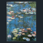 Waterlilies by Claude Monet, Vintage Impressionism ノートブック<br><div class="desc">Waterlilies (1914) by Claude Monet is a vintage impressionist fine art nature painting. One of many variations of water lily floral paintings that Monet painted by the pond in his flower garden in Giverny, France. About the artist: Claude Monet (1840-1926) was a founder of the French impressionist painting movement with...</div>