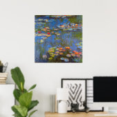 Waterlilies by Claude Monet, Vintage Nature Art ポスター (ホームオフィス)