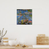 Waterlilies by Claude Monet, Vintage Nature Art ポスター (キッチン)