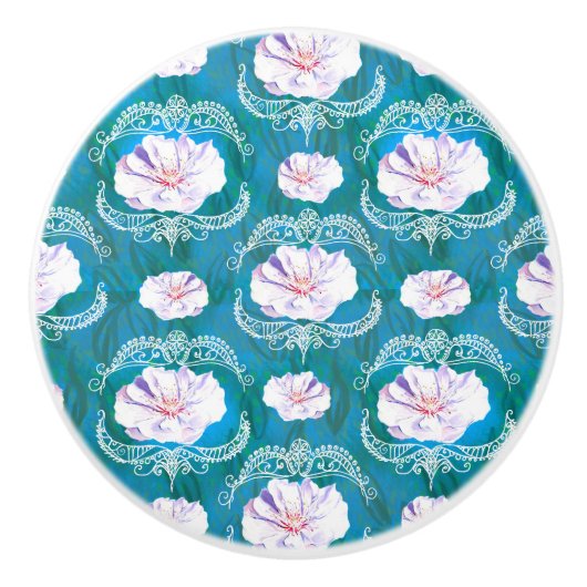 Waterlillies セラミックノブ (正面)