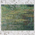 Waterlily Pond by Claude Monet, Vintage Fine Art ジグソーパズル<br><div class="desc">Waterlily Pond by Claude Monet is a vintage impressionism fine art nature painting featuring waterlily flowers in a pond in Monet's garden at his home in Giverny, France. Beautiful flowers are floating in the water and green weeping willow trees line the edge of the pond. The willow trees also cast...</div>