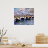 Waterloo Bridgeのサンライトエフェクト ポスター (キッチン)