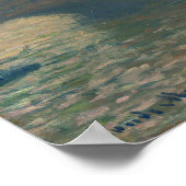 Waterloo Bridge, Gray Day, 1903 (キャンバス上の油) ポスター (角)