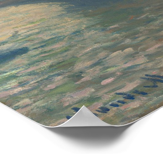 Waterloo Bridge, Gray Day (1903) by Claude Monet ポスター (角)