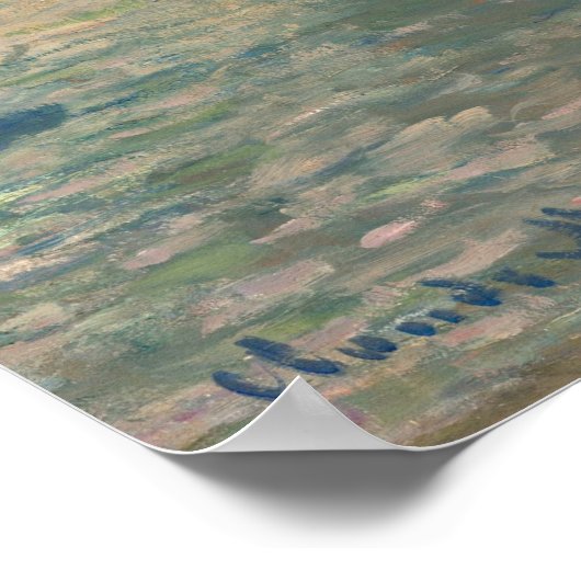 Waterloo Bridge, Gray Day - Claude Monet Fine Art ポスター (角)